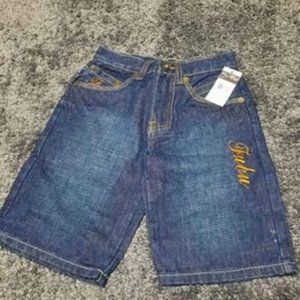 BRAND NEW!!! Boy's FUBU Blue Jean Shorts (Sz 6)
